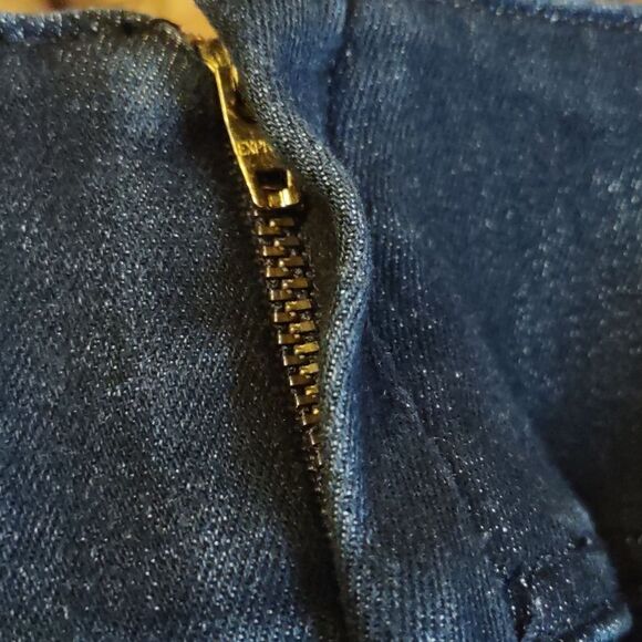 Express Women's Size 10 high rise stretch denim legging lace up front side zip - Picture 6 of 8